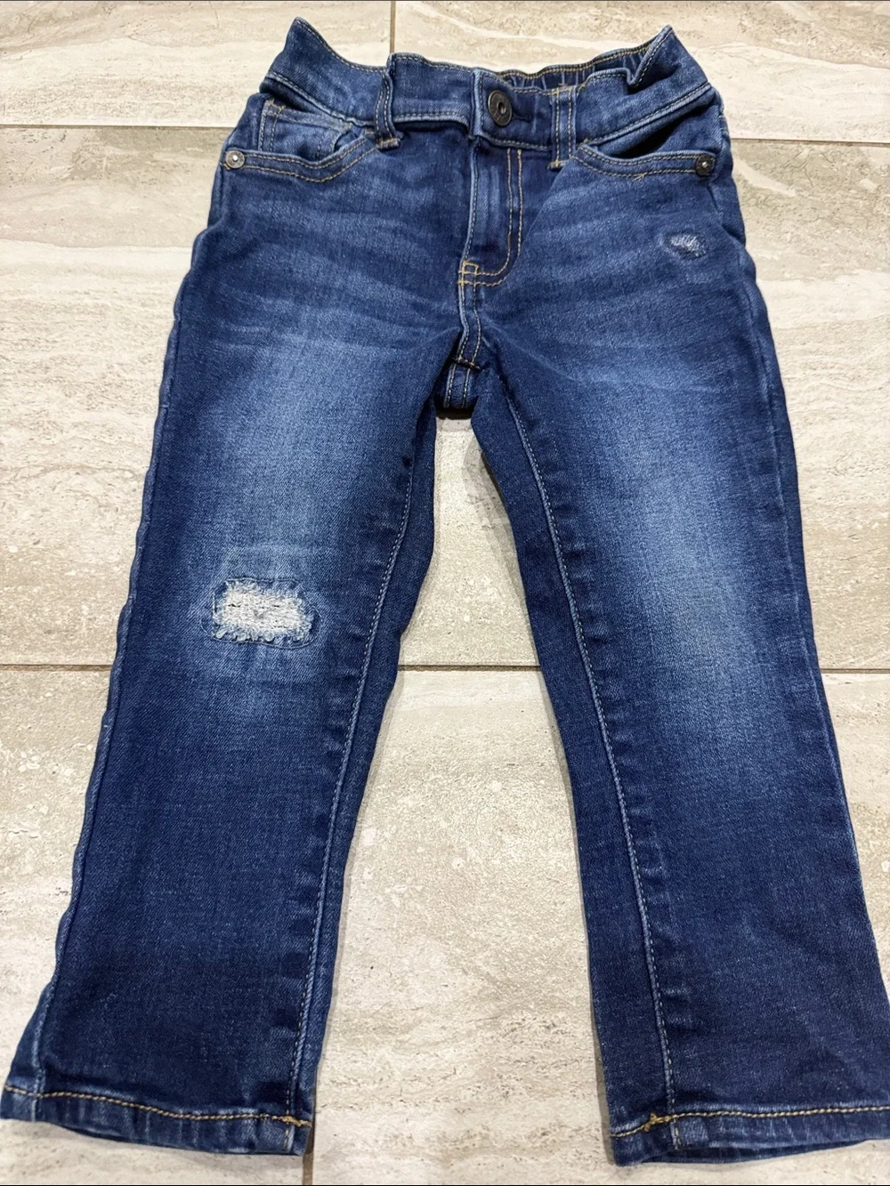 OshKosh B'gosh Dark Blue Kids Stretch Denim Jeans